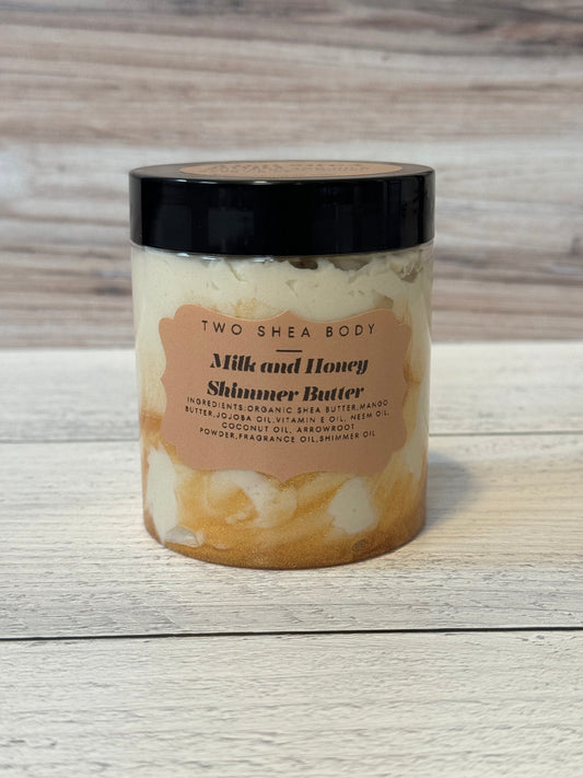 "Milk and Honey Shimmer Butter"