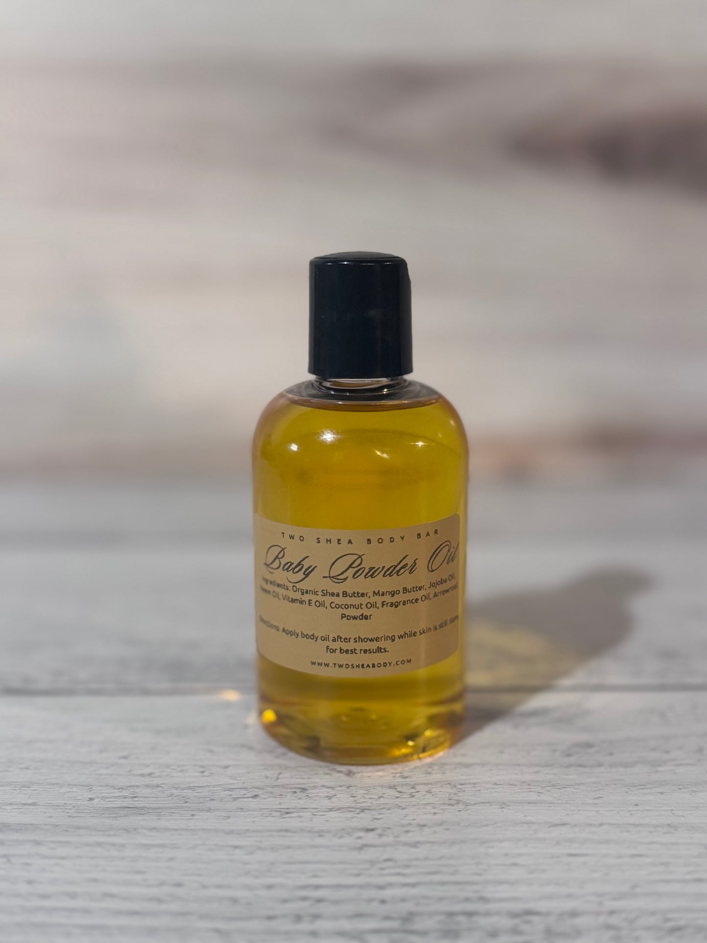 "Baby Powder Body Oil" 4oz