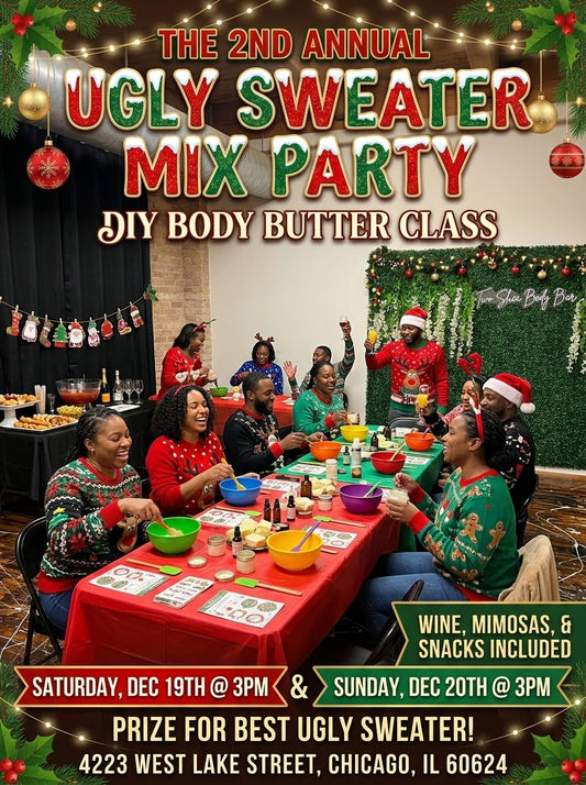 The 2nd Annual Two Shea Body Bar Ugly Sweater Mix Party December 19th-20th